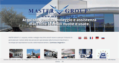 Desktop Screenshot of mastergroup.it